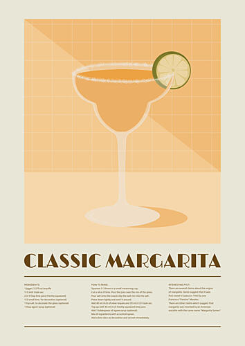 Classic Margarita Cocktail Recipe Alimentation reproduction