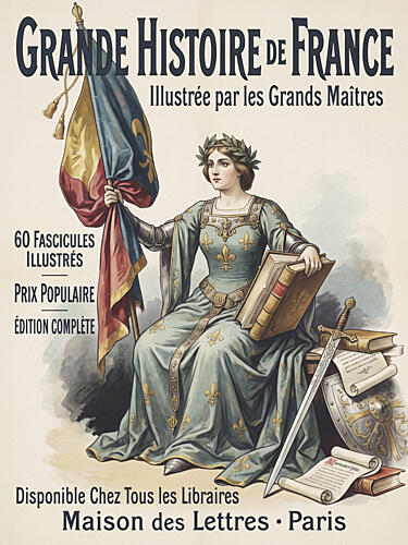 French History Allegory Art Print