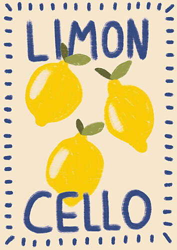 Fresh Limoncello Lemons Alimentation reproduction