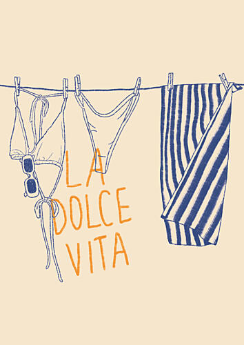 la Dolce Vita Summer Bohème reproduction