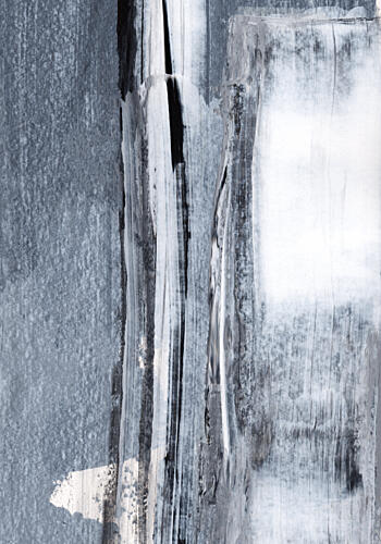 Abstract Grey Strokes Art Print by uplusmestudio