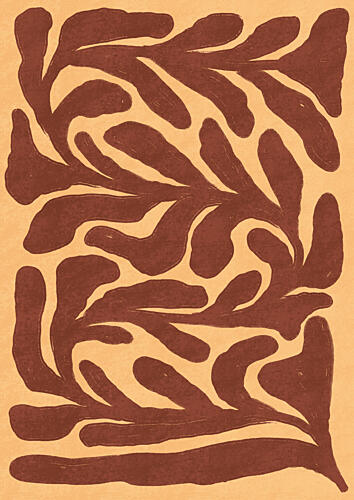 Terra Cotta Botanicals Art Print