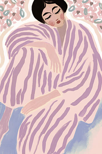 Serene Sleeping Woman Mode reproduction