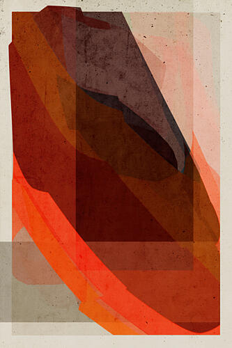 Layered Geometric Abstract Geometric Print