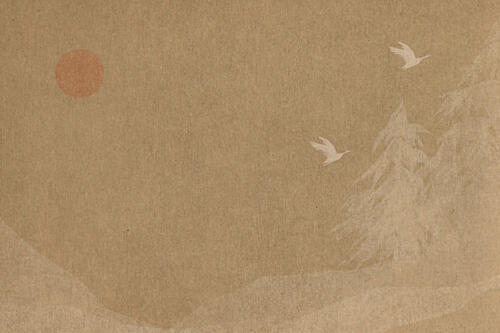 Flying Birds Winter Sun Toile murale reproduction