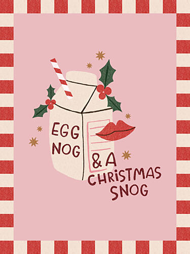 Christmas Eggnog Snog Alimentation reproduction