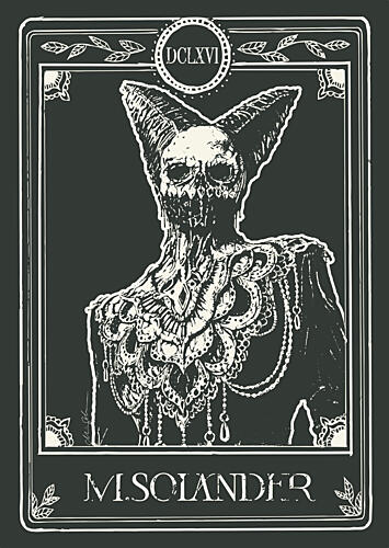 Ornate Gothic Monster Art Print
