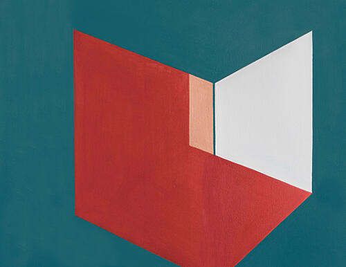 Color Block Abstraction Art Print by Fernando Vieira