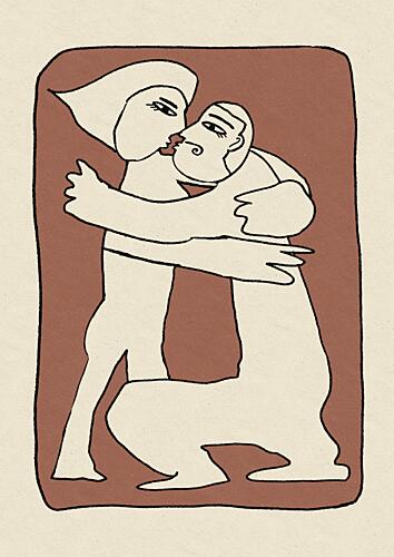 Loving Embrace Art Print