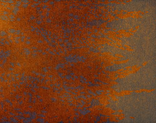 Abstract Rust Flow Art Print by David George
