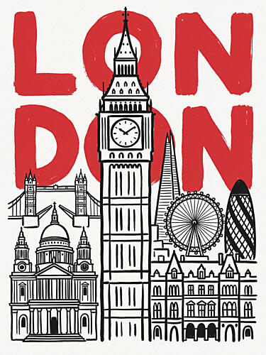 London City Icons Voyage reproduction
