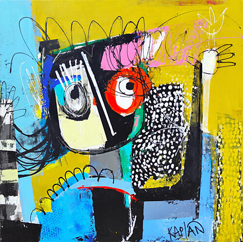Vibrant Abstract Expression Art Print by Lee Kaplan