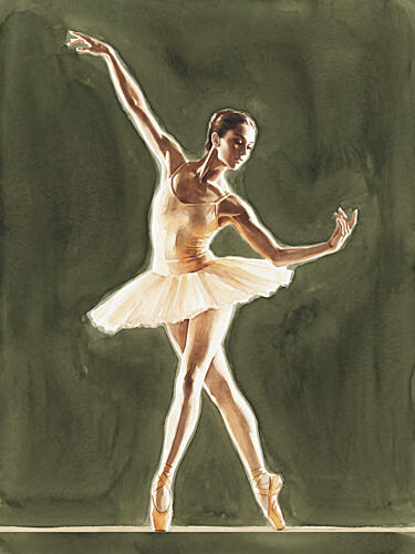 Graceful Ballet Dancer Mode reproduction