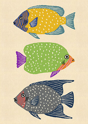 Vibrant Tropical Fish Océan reproduction