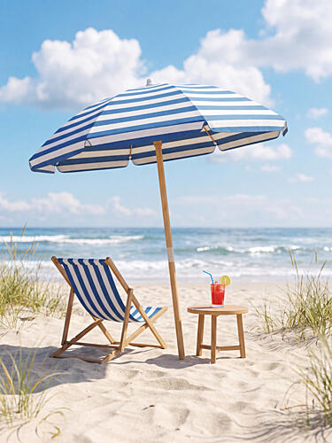 Sunny Beach Escape Bord de mer reproduction