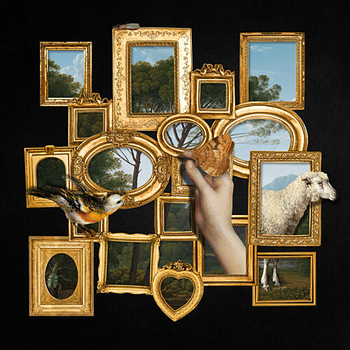 Golden Frames Nature Dream Montagne reproduction