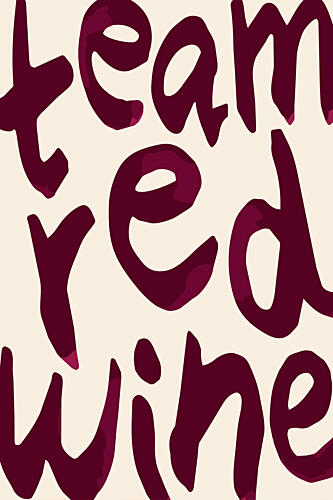 Team Red Wine Alimentation reproduction