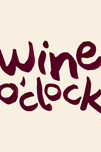 ItUnknowns Wine OUnknownClock Art Print by Karen Menzenbach