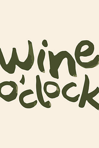 Wine OUnknownClock Quote Art Print