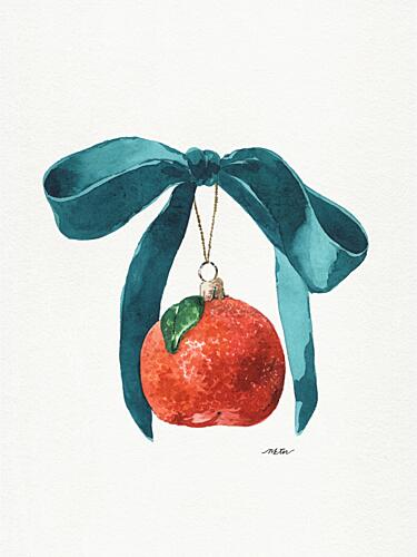 Festive Tangerine Ornament Nature morte reproduction
