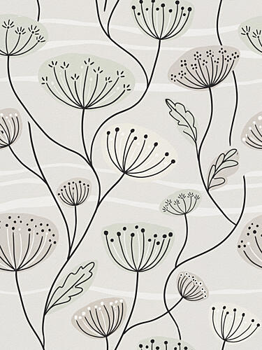 Gentle Floral Pattern Minimaliste reproduction