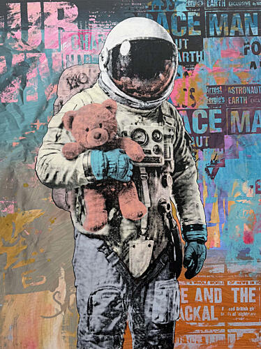 Space ManUnknowns Teddy Surréaliste reproduction