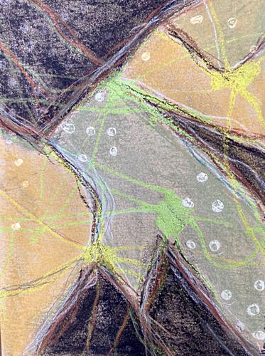 Abstract Pastel Fields Art Print by Berit Pihl