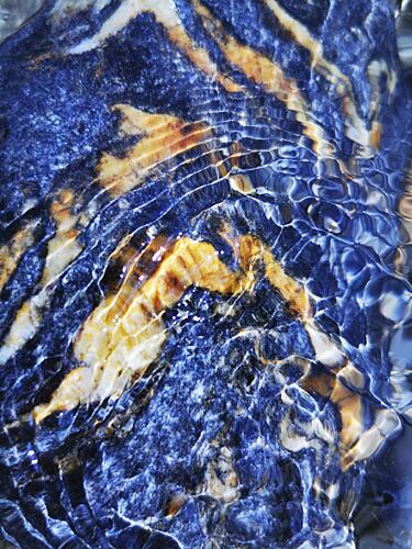 Fluid Stone Patterns Art Print by Angelo Cerantola