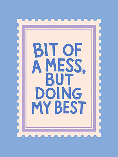 Doing My Best Stamp Inspirant reproduction