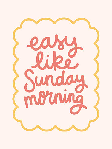 Easy Like Sunday Morning Art Print by Paul Mathieu