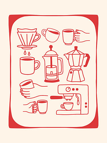 Coffee Time Essentials Café reproduction