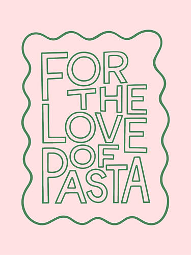 For the Love of Pasta Art Print by Paul Mathieu