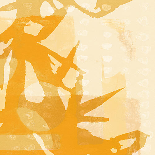 Golden Abstract Flow Doré reproduction