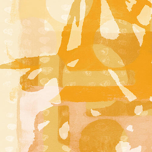 Golden Abstract Layers Doré reproduction
