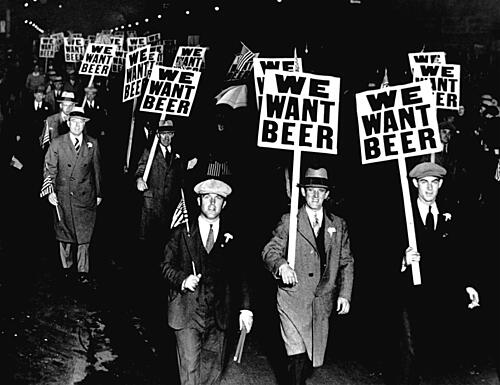 We Want Beer Protest Art Print