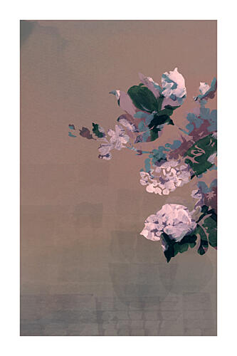 Soft Floral Impression Art Print by Cartissi