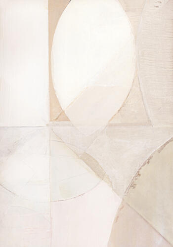 Soft Neutral Abstract Art Print