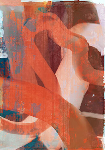 Abstract Human Forms Art Print by Cartissi