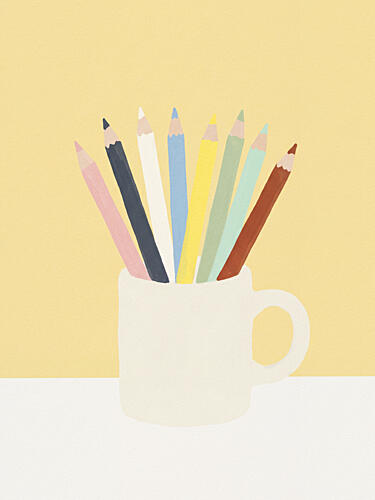 Colorful Pencil Cup Minimaliste reproduction