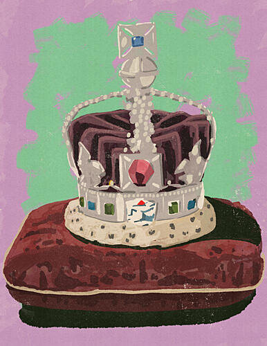 Royal Crown Jewel Nature morte reproduction