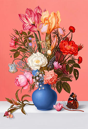 Vibrant Floral Still Life Art Print