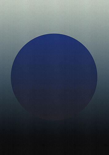 Deep Blue Horizon Art Print by Nicholas