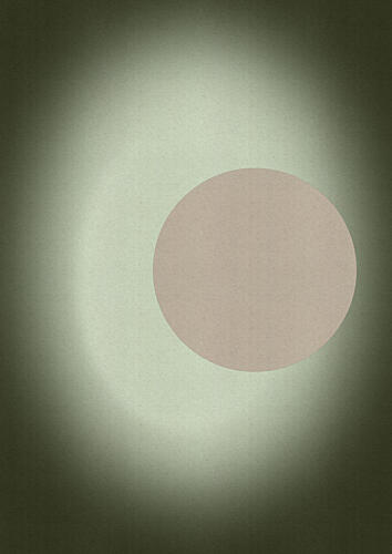 Abstract Glowing Circle Art Print by Nicholas