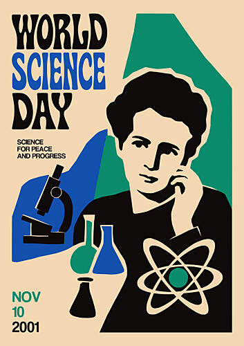 Woman of Science Art Print