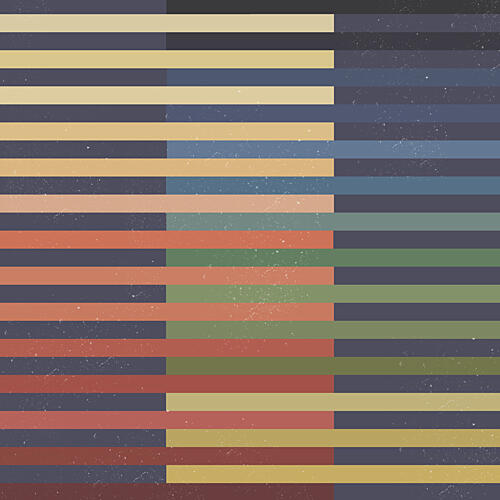 Muted Horizontal Stripes Art Print by The Miuus Studio