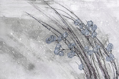 Glittering Winter Branches Art Print by Lori Ann Folz