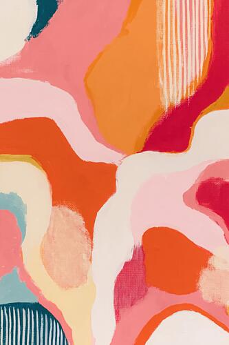 Vibrant Abstract Art Art Print by Melloi Art Prints
