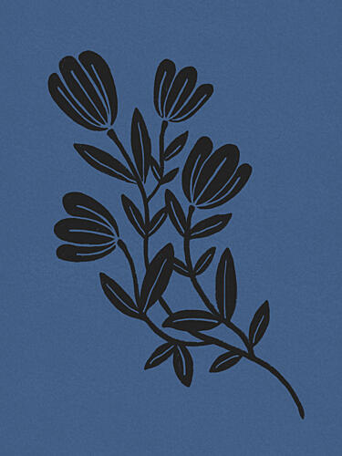 Minimalist Floral Branch Art Print by Krisztina Jung