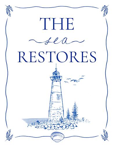 Sea Restores Lighthouse Art Print by Donaugh Austin
