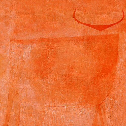 Ancient Orange Shapes Art Print by Fernando Vieira